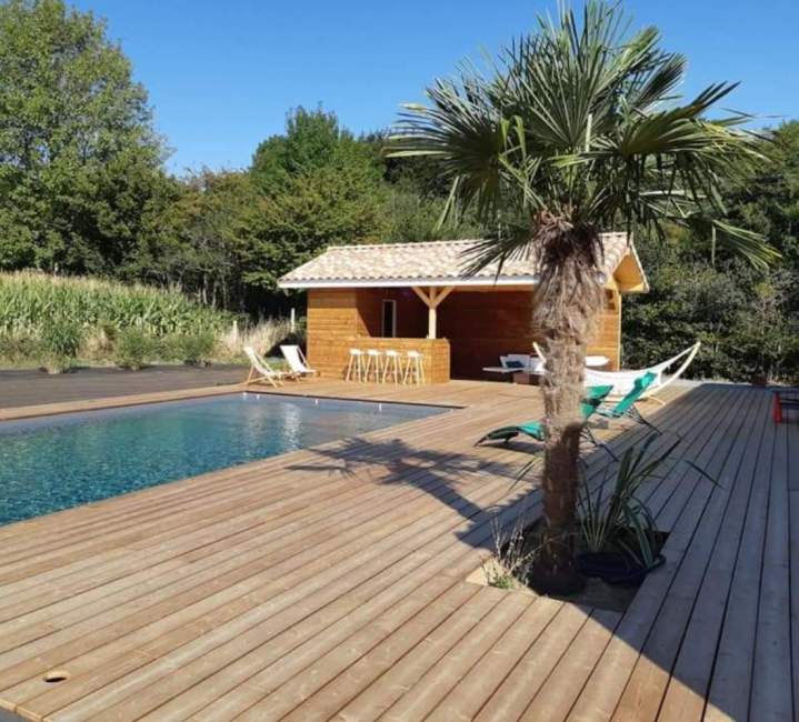 Terrasse pour piscines près de Castres