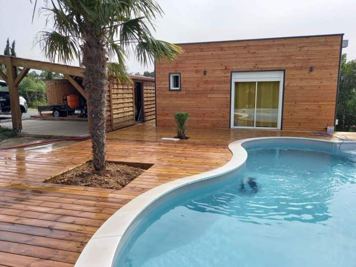 Terrasse extérieur près de Castres