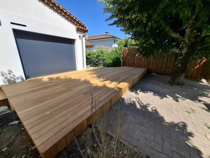 Création de terrasse près de Castres