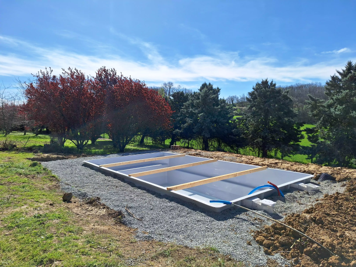 Terrasse pour piscine près de Castres