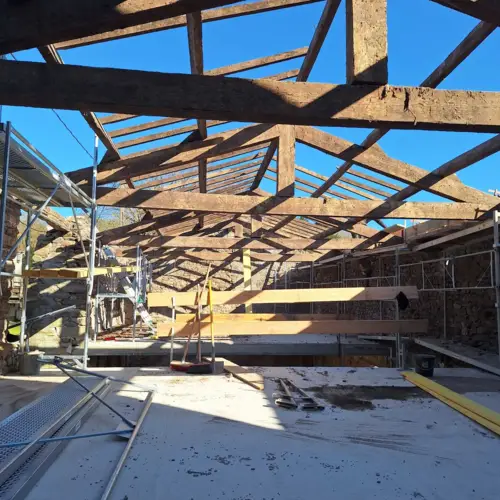 Rénovation de charpente en bois près de Castres