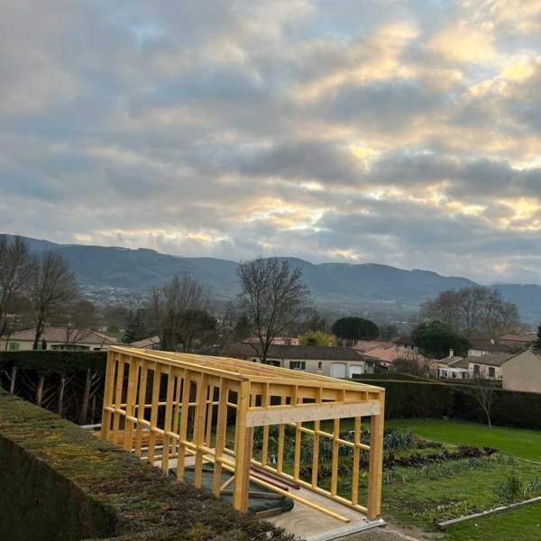 Construction de garage en bois près de Castres