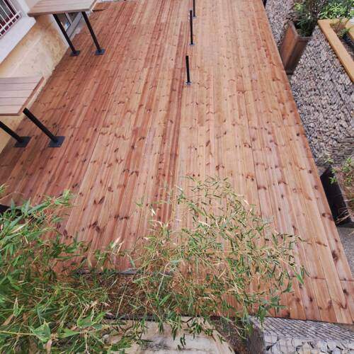 Rénovation terrasse restaurant près de Castres