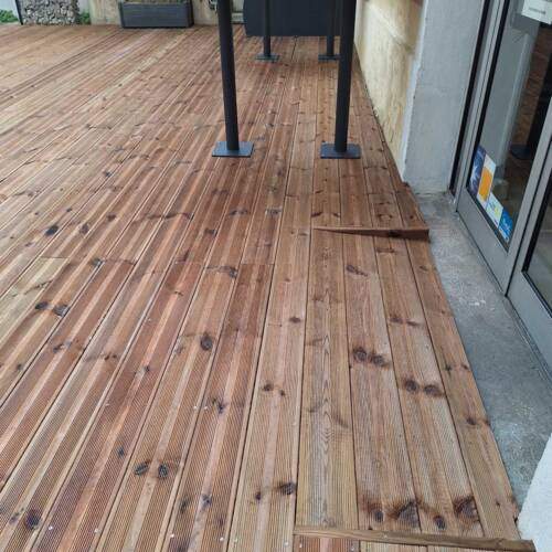 Rénovation terrasse restaurant près de Castres