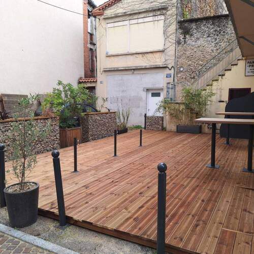 Rénovation terrasse restaurant près de Castres