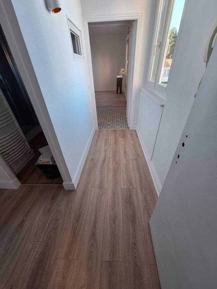 Pose de parquet près de Castres