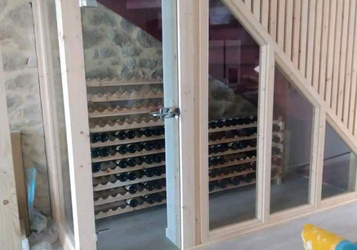 Création d'espace intérieur en bois près de Castres