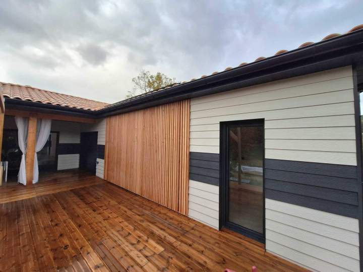 Bardage en bois près de Castres