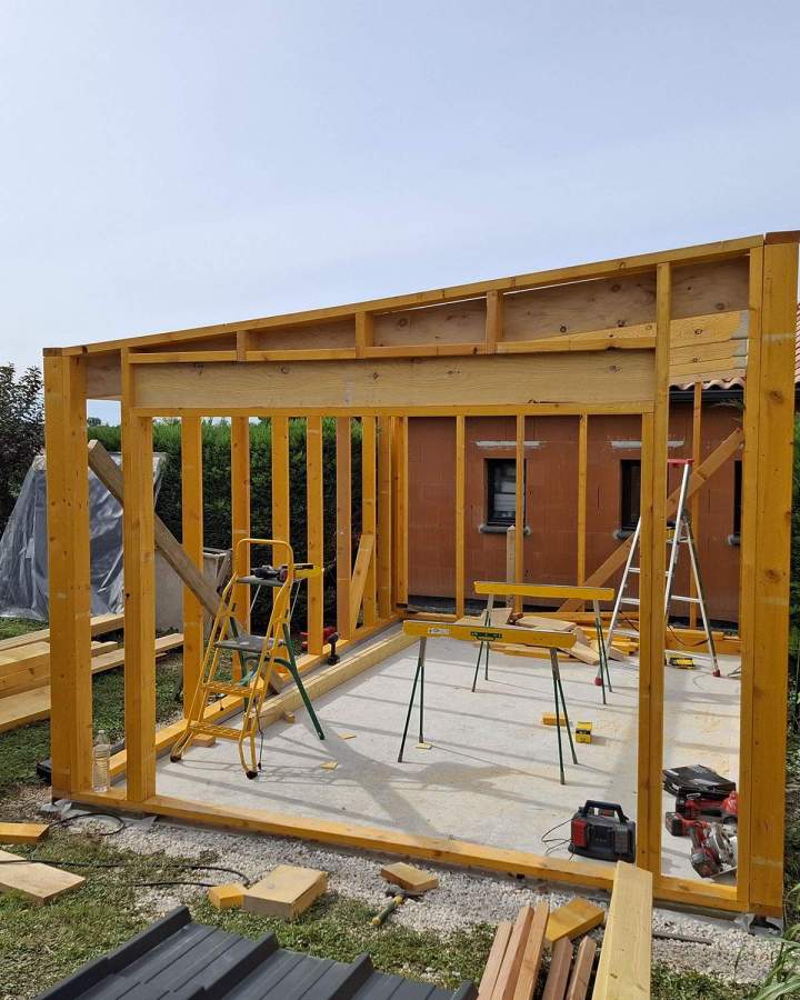 construction maison en bois à Castres