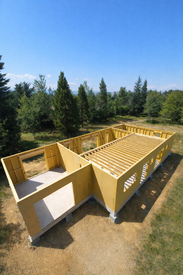 Construction maison à ossature bois en neuf et en rénovation