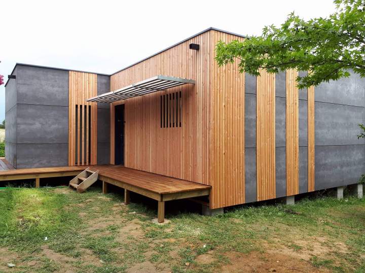 Ajout d'extension en bois sur mesure