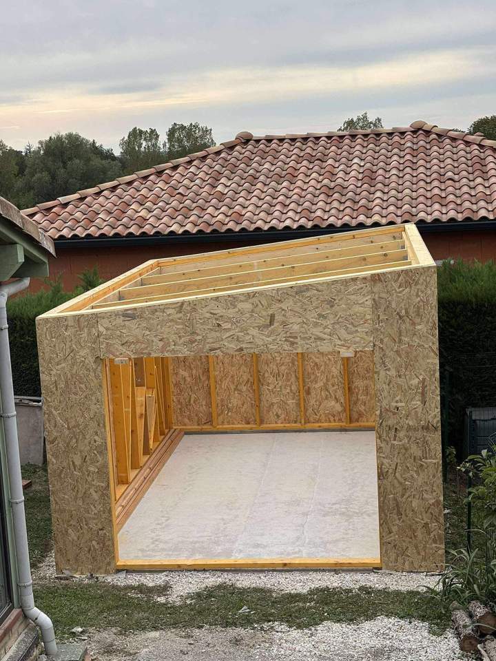 garage en bois près de Castres